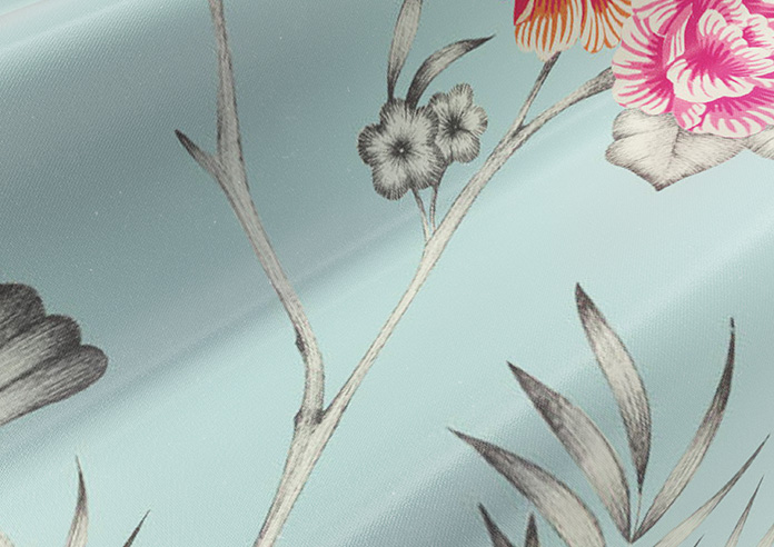 Borneo, Powder Blue - Made to Measure Curtains - Image 4
